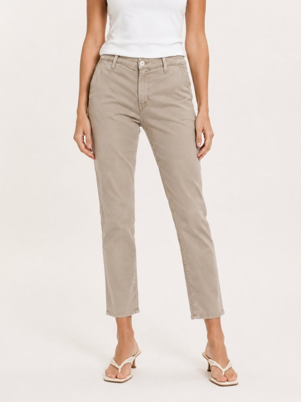AG Adriano Goldschmied Caden Tailored Trouser Tan Size 28